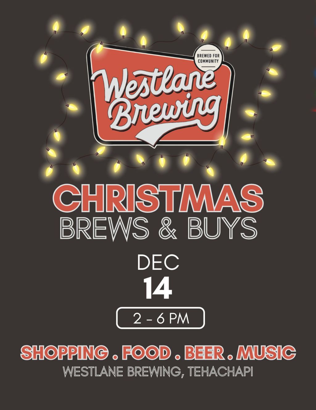 Christmas Shopping at Westlane Brewing