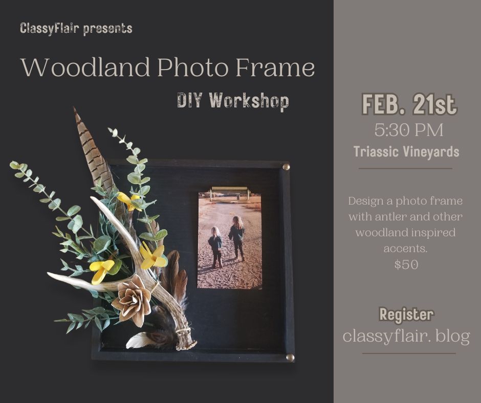 Woodland Photo Frame DIY workshop –&nbsp;Feb.21