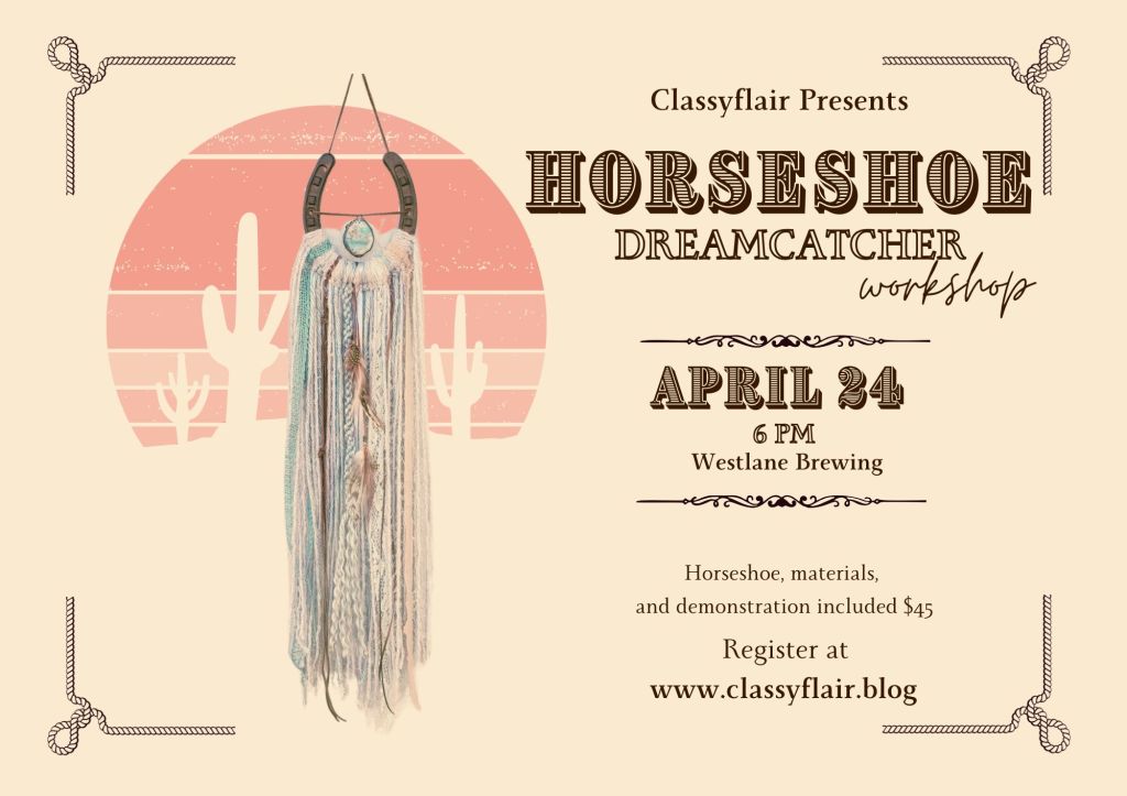 Horseshoe Dreamcatcher workshop – April&nbsp;24